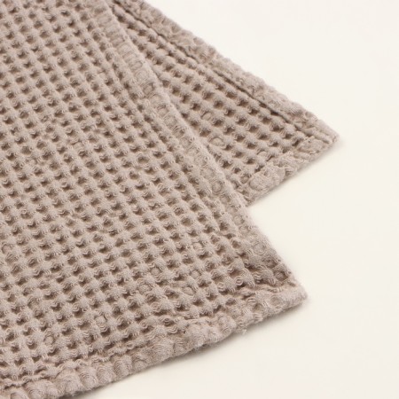 Waffle towel SL Home: Linen "Sabbia" 60x140 cm, 51% linen, 49% cotton, 235 g/m2-4