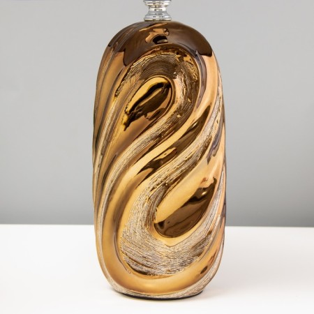 Dominica table lamp E14 40W chocolate-gold 22.5x22.5x40cm-3