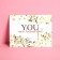Mini card "You are so beautiful", 7.5 × 10.5 cm