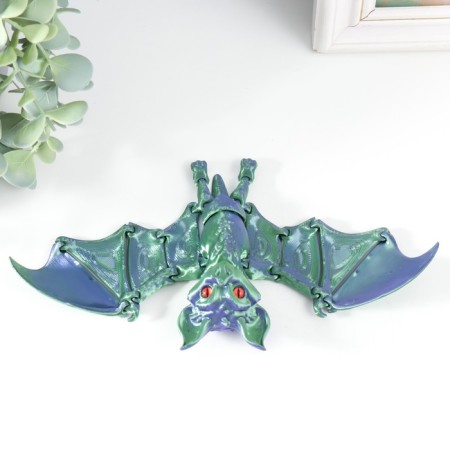 Souvenir-Antistress "Bat Bartog Mouse" 23.5x11.5x3.8 cm, green-3