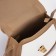 Baby bag on fasting, beige color