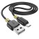 Cable Borofone BX59, microUSB - usb, 2.4 a, 1 m, tpe braid, black