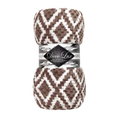 Texrepublic blanket, size 150x200 cm, brown color-1