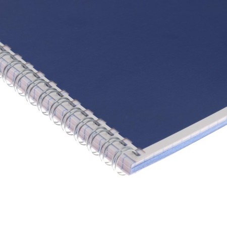 Notepad A5, 40 sheets in a cage on the crest "Blue", covered Cardboard, VD LAK, OFSET BOLK-2