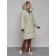 Coat insulated winter female, size 44, color light green