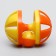 A pungent toy with a ball ball, 9 x 6.5 cm, a mix of flowers