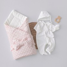 Kinderlitto “First Wardrobe” discharge kit, 4 items, height 50-56 cm, pink color