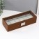 Casket wood for clock 6 "Brown" departments 8x31x11 cm