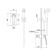 Timo Helmi 4089/00-16sm bideter, built-in, with hygienic shower, white
