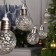 Garland “thread” 3 m with nozzles “balls of balls”, ip20, transparent thread, 80 LED, white glow, 8 modes, 220 V