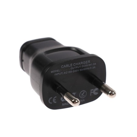 Network charger Luazon LPA-18, USB, 1 A, black-2
