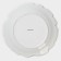 Porcelain dining porcelain Magistro "Rose", D = 25 cm, white color