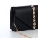 Female bag on a magnet, black color