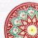 Largan Rishtan ceramics "Flowers", 25 cm, red