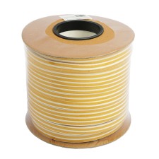Rubber tundra seal, profile d, size 9x8 mm, white, in a reel 100 m