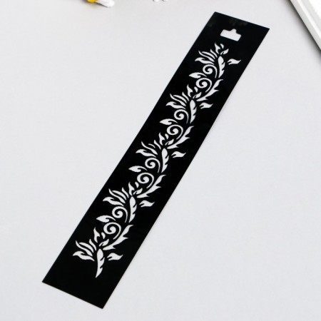 Plastic stencil "Border" 4,5x28.5cm-1