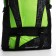 A thyroid backpack with an increase in 55l, 5 external pockets, green color