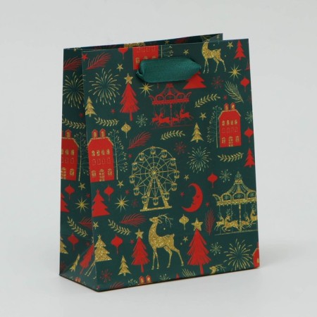 Laminated vertical "Snow Creativity", 12 x 15 x 5.5 cm, New Year-1
