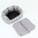 Stear with a pillow of a mowing, velvet, 50 x 40 x 23 cm, gray