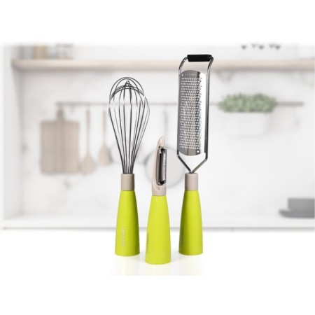 Set of kitchen accessories Oursson, 3 objects, color green apple-8