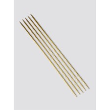 Knitting knitting needles 15cm D2mm (5pcs) PVC package aluminum gold a