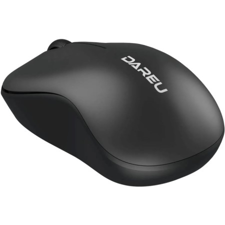 Mouse Dareu Wireless LM106G Black (Black), DPI 1200, receiver 2.4GHZ, size 99.4-2