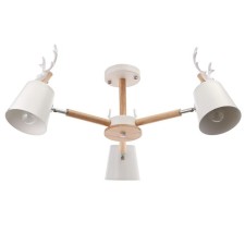 Chandelier 1073/3wt e27 60W white 72x72x50 cm