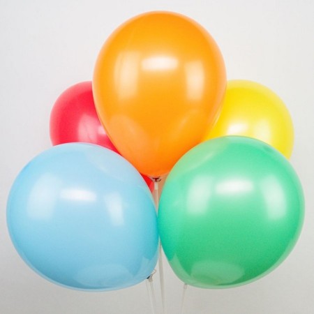 Latex ball 14 ", pastel, set 50 pcs., Mix