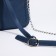 Bag Cross-Bodi Medvedkovo with a zipper, blue color