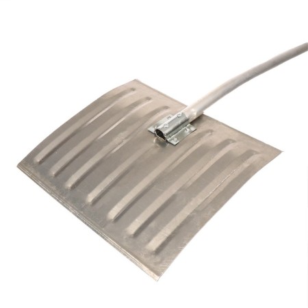 Aluminum shovel, 428 × 375 mm, with a metal bar, an aluminum stalk with a V-handle-7