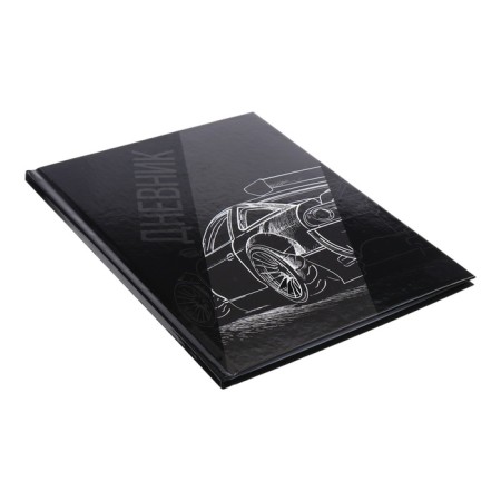 Universal diary for grades 1-11, "Auto. Sketch 2", solid cover 7BC, glossy lamination, 40 sheets-2