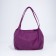 Lugus bag with a zipper, purple color