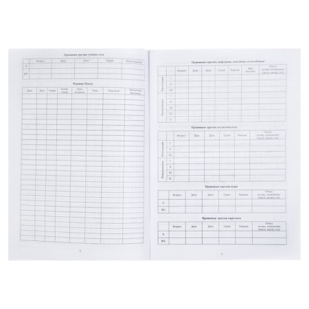 A4, 32 sheet, cover, cover - offset 160 g/m², an offset block 65 g/m². Form No. 026/U-2000-1