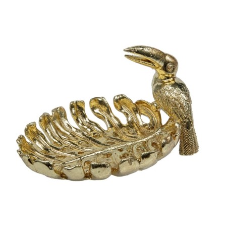 EXCOTIA dish, 23.3 × 15.1 × 12.2 cm, gold color