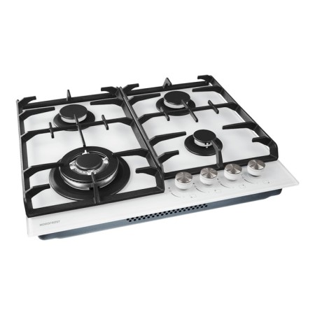 Hon surface Nordfrost HM 6042 W, gas, 4 burners, white-2