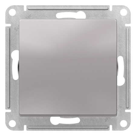 Switch Se Atlasdesign, 10 a, 1 key, CX 1, mechanism, aluminum color