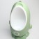 Pissue pot, "rocket", green color