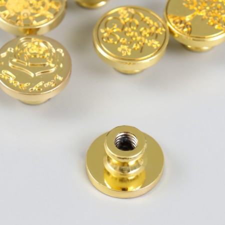 A set of seals for wax with a wooden handle "Classic and Plants"-8