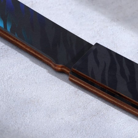 Wooden souvenir "Tanto knife" stripes-1