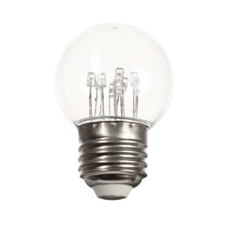 LED lamp, 6 LED, G45, E27, 1 W, for BelT-LITA, T-BEL, NA. 10 pieces-3