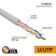Bay cable twisted steam co -made U/UTP, CAT 6, PVC, 4PR, 23AWG, Indoor, Solid, Gray, 305m