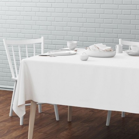 Billy tablecloth, size 145 x 170 cm, white color