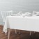 Billy tablecloth, size 145 x 170 cm, white color