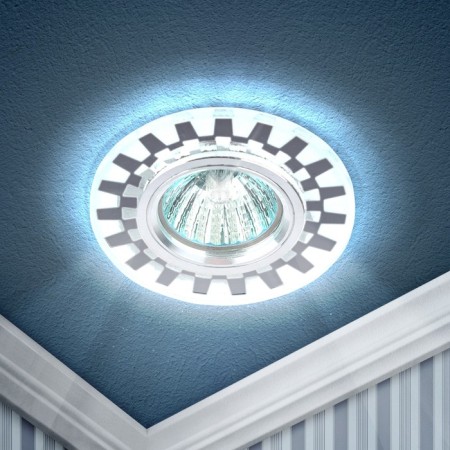 Lamp built -in era DK LD47, IP20, 50W, 95x25 mm, 4000k, white/white color-2