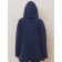 Feminine hoodies, size 42, dark blue color