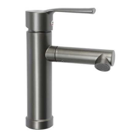 Zein Z3694 sink mixer, spout 10 cm high, ABS plastic, graphite-1