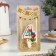 Candle in the Cake "Bright Birthday", number 4, multi -colored, 6.5 cm
