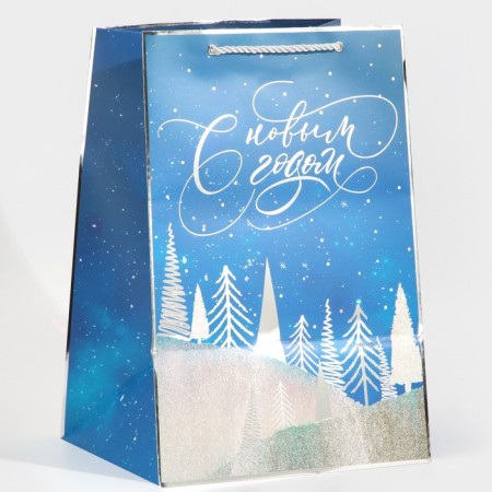 Laminated “Winter Forest” package, 23 x 35 x 20 cm, New Year-3