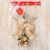 Decoration New Year's "Cozy Fairy Tale" Bells Star Bant, 14x39 cm, gold