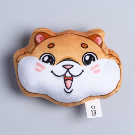 A toy for cats with mint "hamster", 12 x 9.2 cm-4